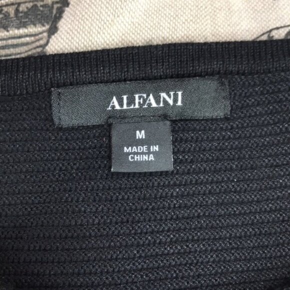 Alfani Ribbed Tunic Sweater - Picture 6 of 7